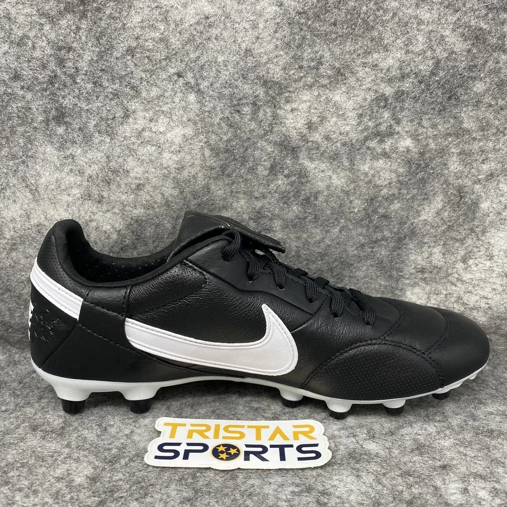 Nike Premier 3 FG Soccer Cleats Mens Size 7 Black White AT5889-010
